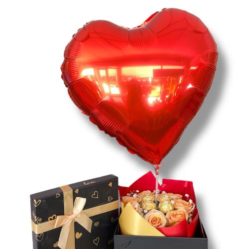Box Love + globo